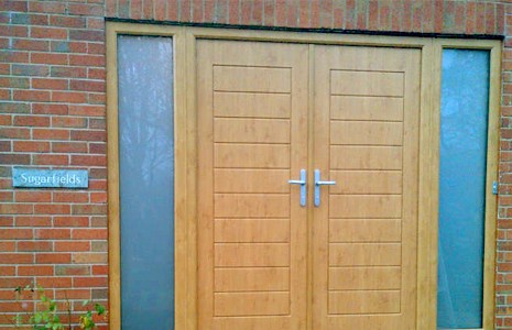 Modern style door or an interesting take on a classic?