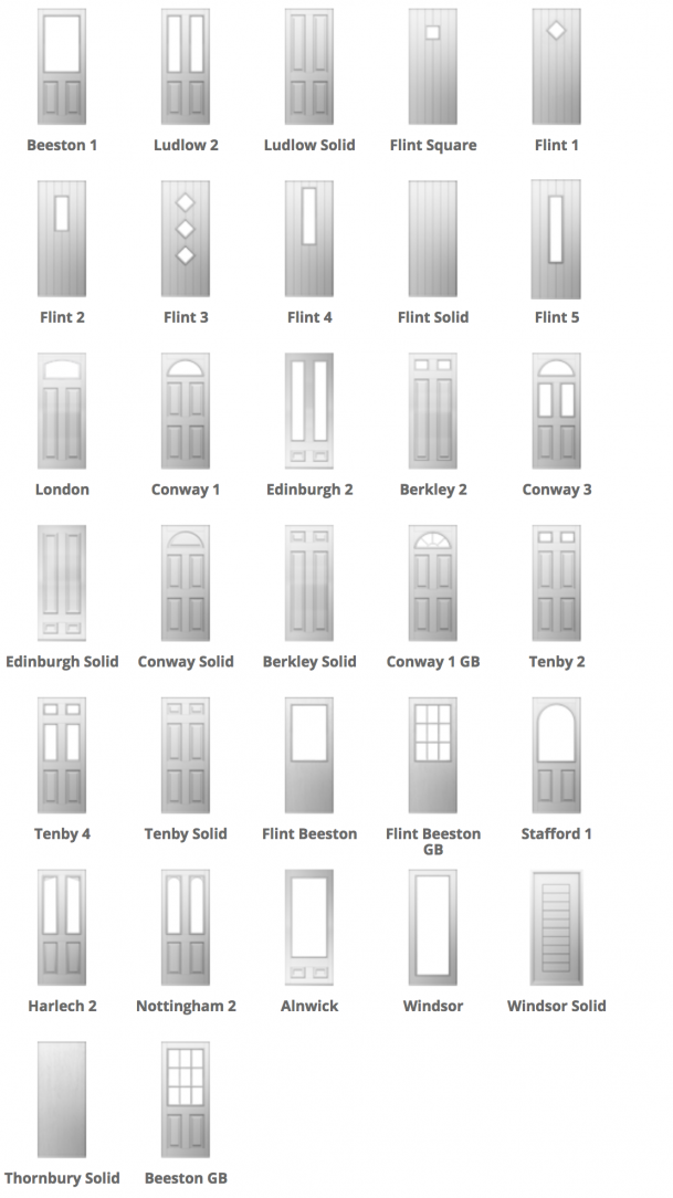 Solidor offer the largest range of door styles in the UK, which means they offer many traditional styles as well.